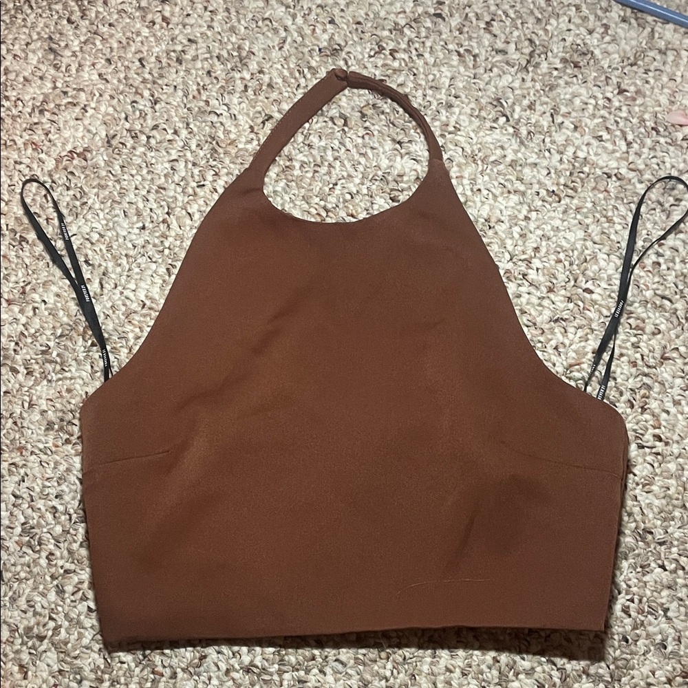 Forever 21 Chocolate Halter Top